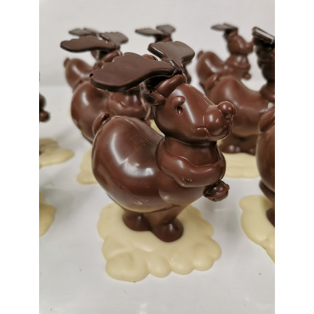 Bonhomme de neige en chocolat