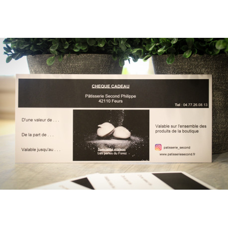 Chèque cadeau Chèque cadeau