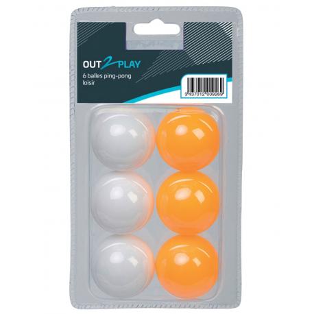 6 balles de ping Pong
