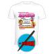 tee shirt anniversaire 20 ans  avec son stylo pour fille