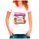 tee shirt anniversaire 20 ans  avec son stylo pour fille