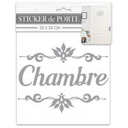 Sticker pour porte de chambre