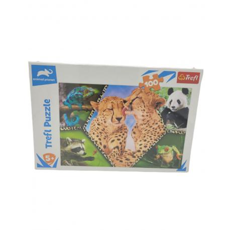 Puzzle de 100 pièces des animaux