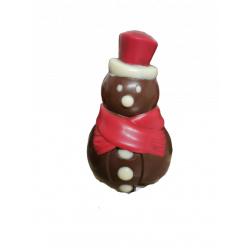 Bonhomme de neige en chocolat