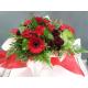bouquet rond rouge