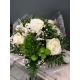 bouquet rond blanc