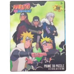 Puzzle Naruto entre amis en image 3D