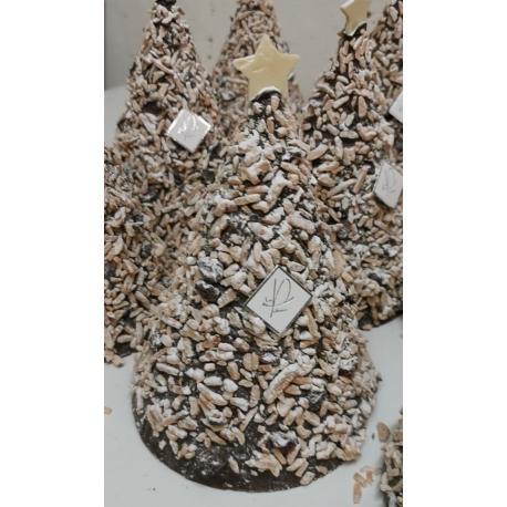 Grand sapin en chocolat