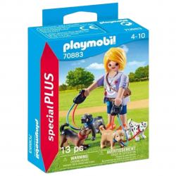 playmobil spécial plus éducatrice de chiens réf 70883