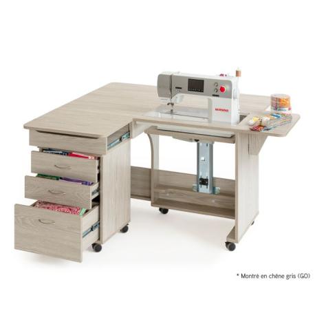 meuble de couture table de découpe "Quilter's dream"