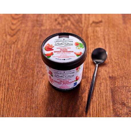 Glace fraise senga sengana Glace fraise senga sengana