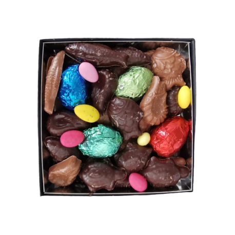 Boite de chocolats de Pâques