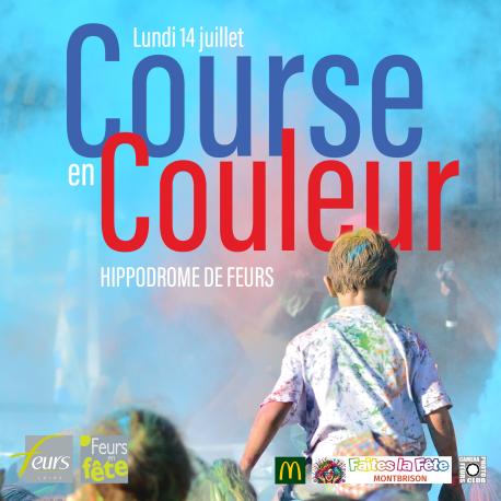 Course en couleur Feurs 2025