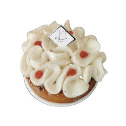 Tarte rhubarbe et fraise individuelle