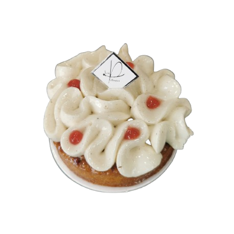 Tarte rhubarbe et fraise individuelle
