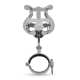 GEWA Pupitre lyre de marche clarinette