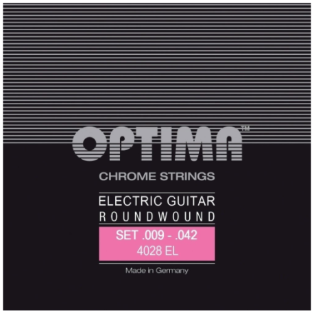 OPTIMA Corde guitare électrique Chrome Strings Round Wound OPTIMA Corde guitare électrique Chrome Strings Round Wound