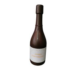 Bouteille en chocolat Joyeux Anniversaire