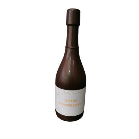 Bouteille en chocolat Joyeux Anniversaire Bouteille en chocolat Joyeux Anniversaire