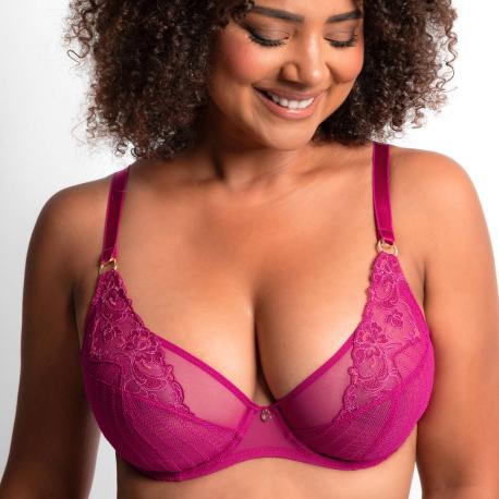 Soutien-gorge Armature Chantelle Rose fushia