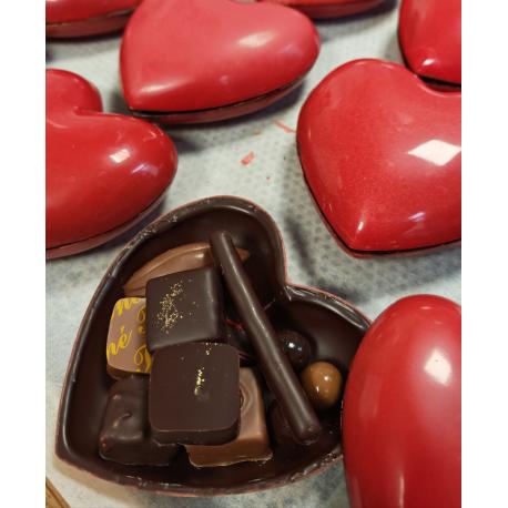 COEUR en CHOCOLAT garni MM