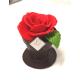 Rose en chocolat