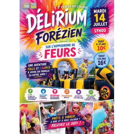 Course en couleur Feurs 2024