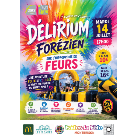 Course en couleur Feurs 2026