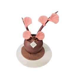 Fleur en chocolat
