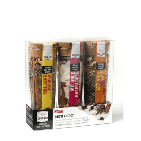 Coffret de coktails Rhum Addict Coffret de coktails Rhum Addict
