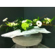 bouquet fagot dans poche d'eau blanc