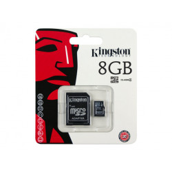 KINGSTON Carte microSDHC 8Go Class 4