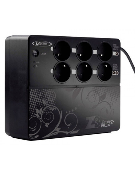 Infosec Onduleur Z3 Zenergy Box avec prises FR 1000VA 500W