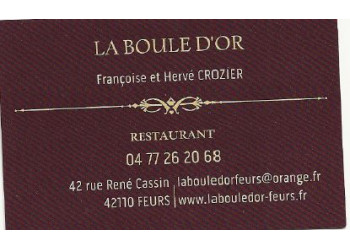 Restaurant La Boule d'Or